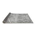 thumbnail image 2 of Ahgly Company Indoor Round Abstract Gray Modern Area Rugs, 7' Round, 2 of 4