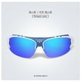 thumbnail image 2 of Gafas de ciclismo, gafas de sol polarizadas, protección ocular U6 UV e impactos (azul), 2 of 5