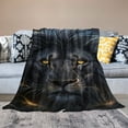 thumbnail image 2 of PIKWEEK Lion Blanket Comfort Warmth Blanket for Couch Bed Chair Office Sofa, 2 of 6