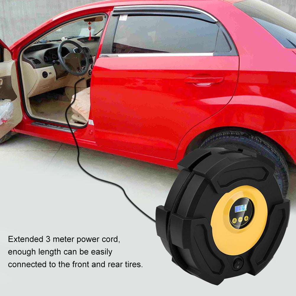Portable Car Vehicle Boat Tyre Foot Air Pump Inflater Bike Ball Pressure Gauge