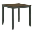 thumbnail image 5 of Hunter Solid Wood 5-Piece Counter Height Dining Set, Antique Gray, 5 of 7