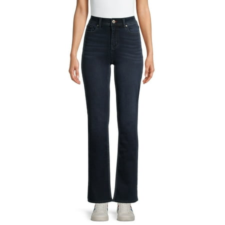EV1 from Ellen DeGeneres Women’s Maddy Inseam Slit Straight Leg Jeans