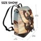 thumbnail image 2 of Balery Sky Sunset Bronze Dragon Mochila de Cuero para Mujeres, Gran Capacidad, Bolsa de Viaje Multifuncional, Mochila de Cuero y Bolsa de Hombro para Mujeres, 2 of 4