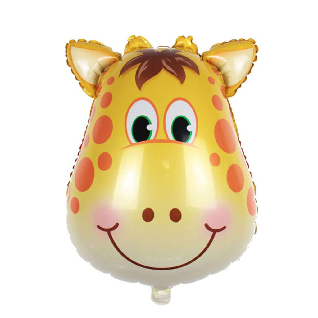 6pcs Zoo Animal Foil Balloon Kids Toy Birthday Party Baby Shower Decor 
