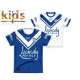 thumbnail image 2 of Camiseta de rugby de entrenamiento local/visitante/para niños Bulldogs 2024 - Talla para hombre: 16-26 (nombre y número impresos) Calidad superior, 2 of 5