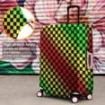 thumbnail image 2 of Rainbow Color Checkered Pattern Luggage Cover Fashion Suitcase Cover Baggage Covers Fit 25-28 Inch Luggage (Go Travel), 2 of 3