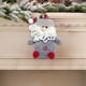 thumbnail image 5 of Adornos Navideños Grises para Árbol de Navidad, Llaveros, Colgantes para Mochilas, Regalos | Poliéster | 28 G | 15 X 10 X 5 Cm | 1 Colgante de Muñeca, 5 of 6