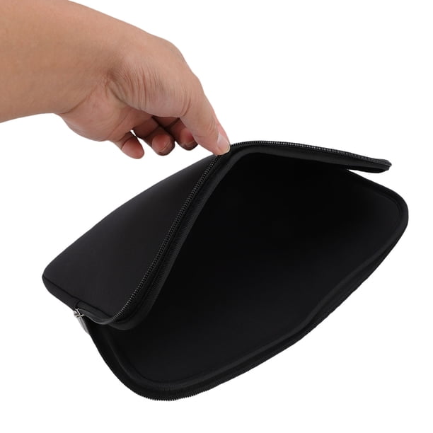 Bolsa De Tableta, Funda De Manga De La Computadora Portátil Caja De Transporte De Neopreno Neopreno Negro Cubierta Protectora Con Cremallera Para Viajes De Negocios