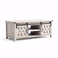 thumbnail image 6 of 47 Inch Farmhouse Storage Coffee Table with Sliding Barn Doors and Adjustable Shelves, 6 of 7