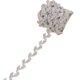 thumbnail image 1 of Qarigey Vestido de novia con diamantes de imitación, cinturón de adorno nupcial de cristal, correa de cadena hecha a mano, piezas de hombro, Accesorios de disfraces Plateado Qarigey AP015878-02, 1 of 6