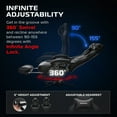 thumbnail image 5 of RESPAWN 110 Pro Ergonomic Gaming Chair with Footrest for Adults - Comfortable Office Gaming Recliner with Lumbar Support and Headrest, Racing Style Video Game Chairs for Computer Gamer - Black, 5 of 8