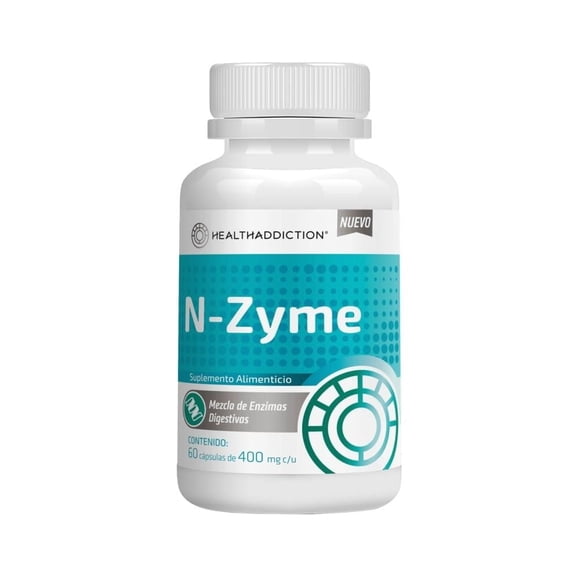 Enzimas Digestivas Healthaddiction 60 Cápsulas
