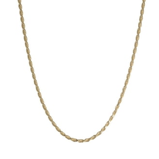 Free Shipping! Brilliance Fine Jewelry 10K Yellow Gold Hollow Rope