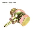 thumbnail image 3 of Unique Bargains 6mm Barb M16x1.5 Male Thread Hose Pipe Fitting Elbow Carbon Steel Adapter 2 Pack, 3 of 5