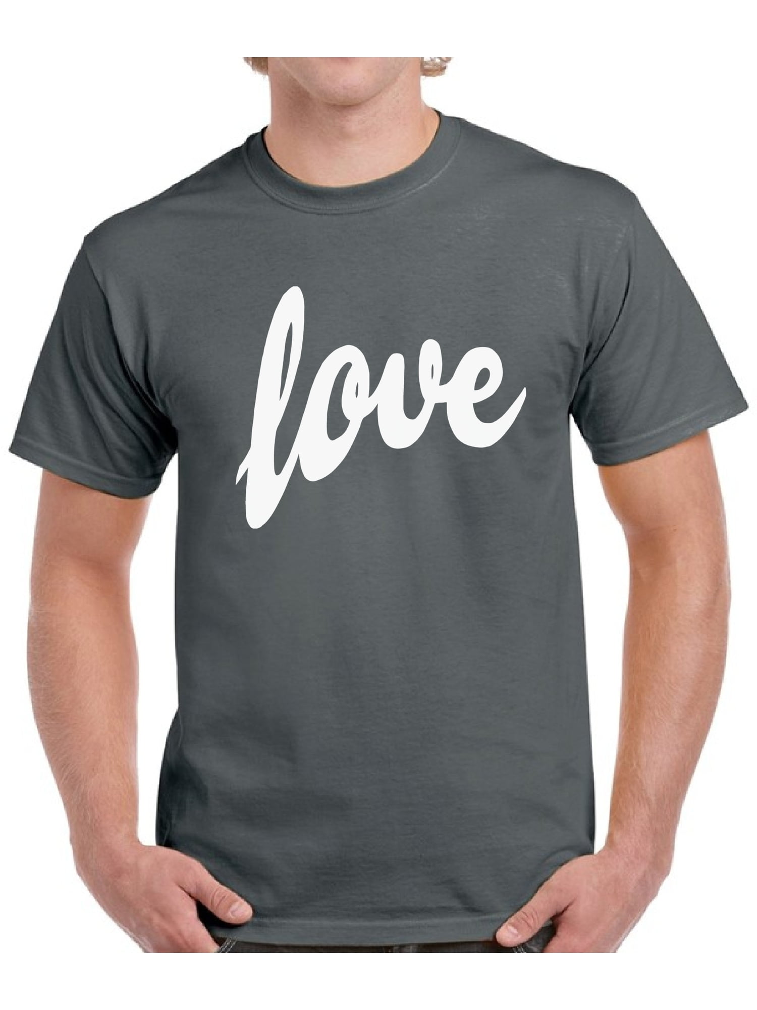 Mezee Love Shirt for Men Valentine's Day Love Tshirt Men's Valentine ...