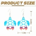 thumbnail image 2 of DESIGNICE Summer Earrings,Hollow-Out Turtles Womens Earrings,Acrylic Earrings for Women Trendy,Dangle Earrings for Women for Outdoor,Style4, 2 of 7