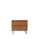 thumbnail image 1 of Buró Negro con 1 Cajón con Diseño en Líneas Verticales y Estructura de Madera MDF, 1 of 4