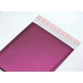 thumbnail image 4 of ProLine Matte Metallic Bordeaux Wine Red Bubble Padded Mailers 8.5x12 Inch Self Seal Padded Envelopes (50), 4 of 4