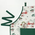 thumbnail image 4 of Holiday Time Christmas Plaid Apron – Festive Holiday Baking Apron, 4 of 6