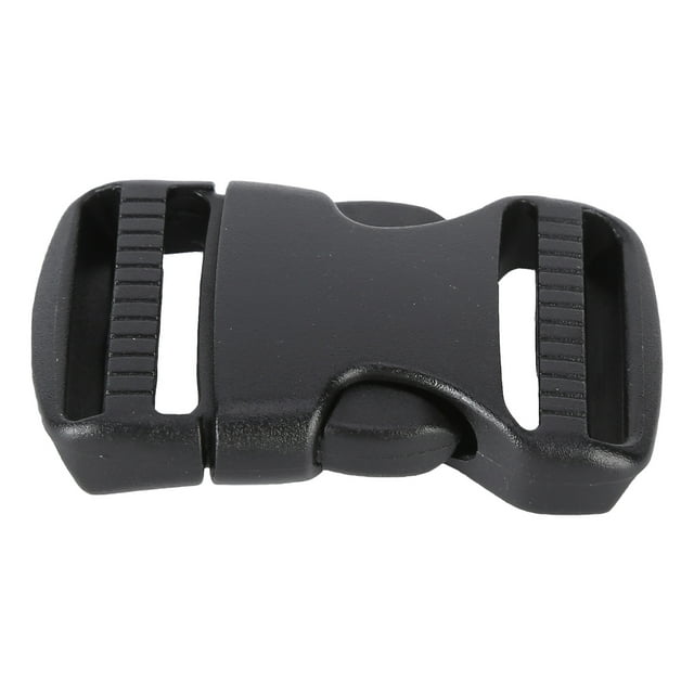 Strap Buckle, 5Pcs Durable To Use Double Sided Adjustable Release Buckle Plastic Black For Art Crafts For Home For Bags For Backpacks For 20mm Width Strap,For 25mm Width Strap,For