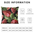 thumbnail image 5 of SHANXI Ripe Berries Food Illustration Black Summer Fruit Pillowcases Sofa 20x20in, 5 of 5