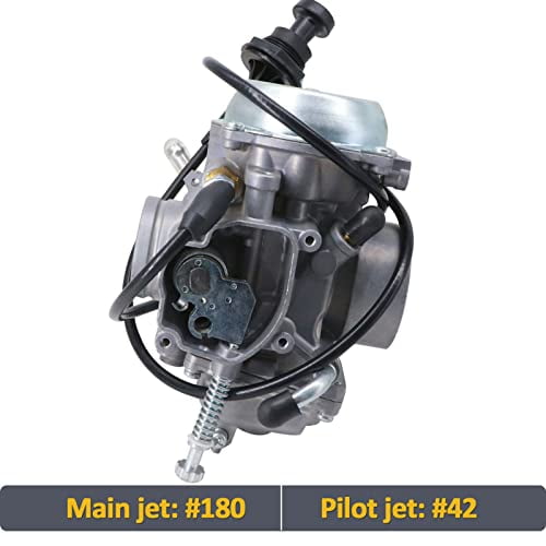 Carburetor & Choke Cable (90CM) for Arctic Cat 250 (99-01) 300 (98-00) 400 (98-01) Bearcat 454 (96-98) 2x2 2x4 4x4 ATV Quad Carb