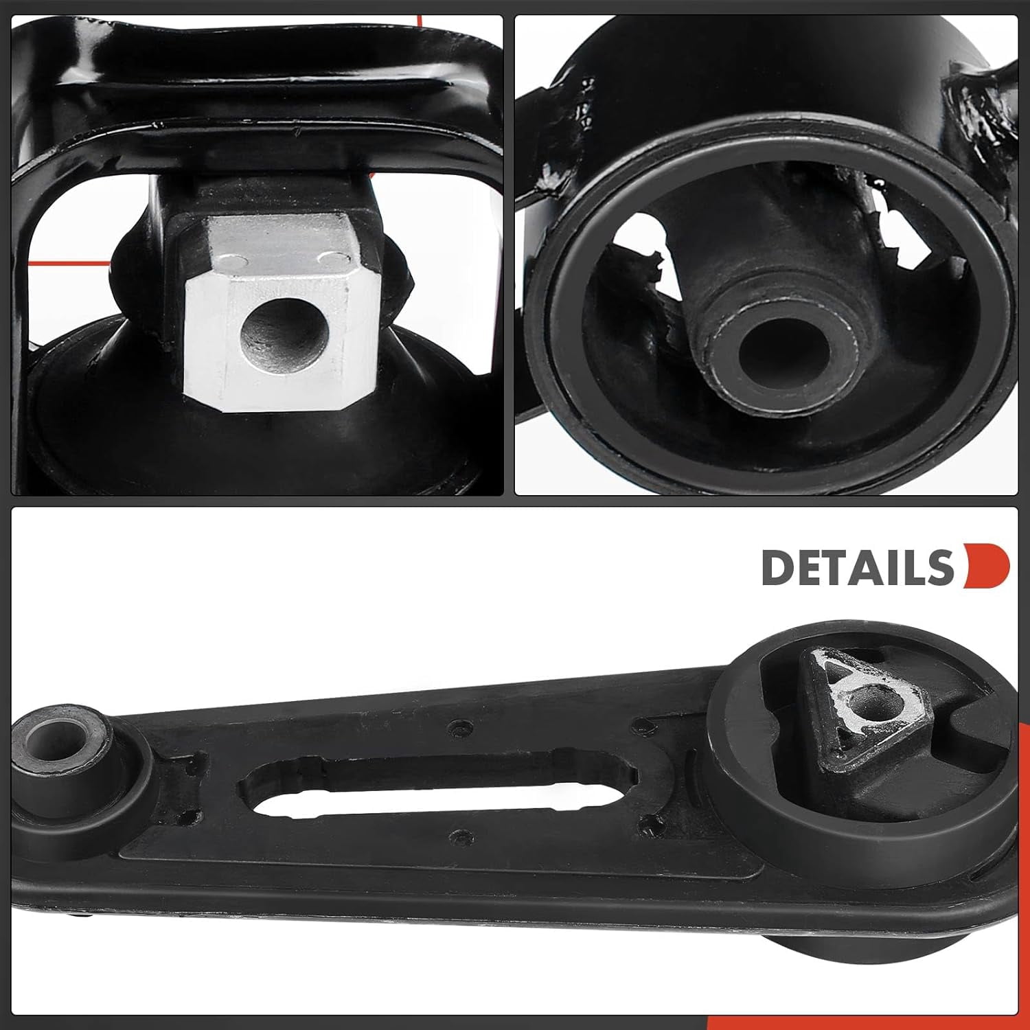 A-Premium Set of 4 Engine Motor Mount and Transmission Mount Kit Compatible with Nissan Versa 2007-2012, Cube 2009-2014, L4 1.8L, DOHC Petrol, Replace# 11220EL50A, 11360EL00A
