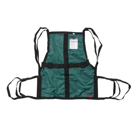 One Piece Sling with Positioning Strap, with Commode Cutout, Small-Option:No,Size:Large