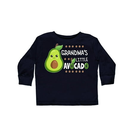 

Inktastic Grandma s Little Avocado with Cute Baby Avocado Gift Toddler Boy or Toddler Girl Long Sleeve T-Shirt