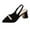 Black, variant on Women's Slingback Kitten Heels Dress Shoes Dressy Pointed Toe with Pearl Chunky Block Mid Heels Sandals for Party Wedding Evening