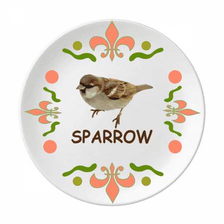 

Food Search Sparrows Birds Flower Ceramics Plate Tableware Dinner Dish