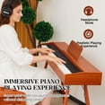 thumbnail image 2 of Piano digital KUMENG KU-3506 de 88 teclas con soporte para principiantes, 2 of 6