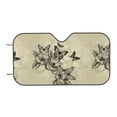 thumbnail image 7 of Balery Vintage Floral Print Car Windshield Sun Shade,Windshield Sunshade for Car Pickup Truck SUV Accessories-Small, 7 of 7