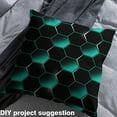 thumbnail image 4 of Erosebridal Honeycomb Upholstery Fabric Geometric Fabric By The Yard Ombre Indoor Outdoor Fabric Modern Abstract Hexagon Decorative Fabric For Men Women Teens Craft Patchwork Art DIY 3 Yards, 4 of 6
