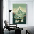 thumbnail image 3 of Hyrule Travel Poster Vintage Travel Posters Posters Wall Art Painting Canvas Gift Living Room Prints Bedroom Decor Poster Artworks 12x18inch(30x45cm), 3 of 6