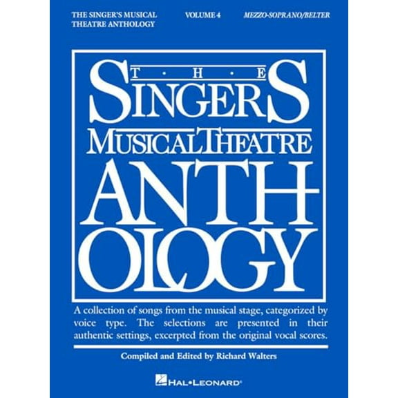 Pre-Owned The Singer's Musical Theatre Anthology: Mezzo-Soprano/Belter, Vol. 4, 9781423400240, 1423400240, Paperback,