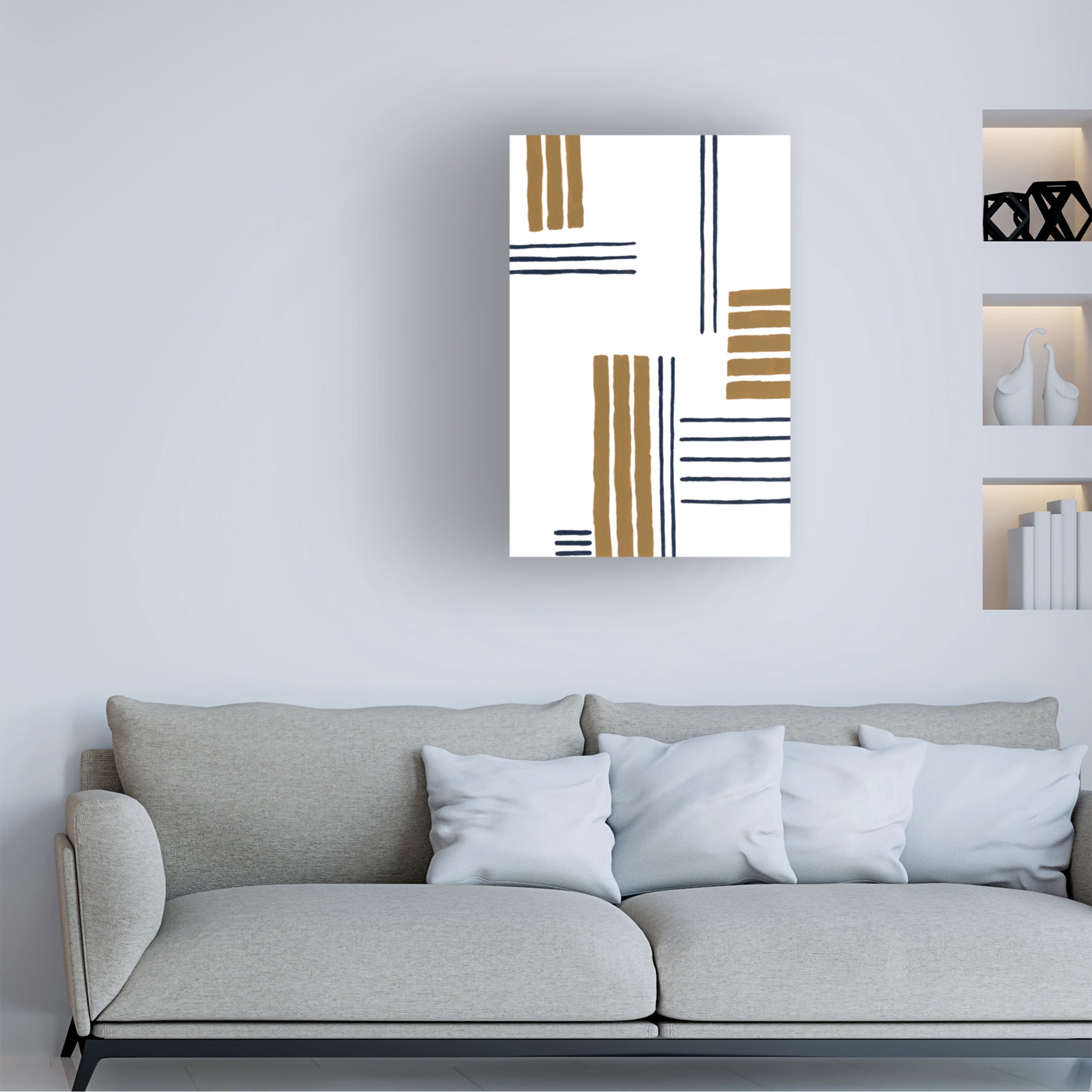 Regina Moore 'Underscore I' Canvas Art