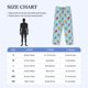 thumbnail image 4 of Fotbe Modern Ice Cream Pantalones de Pijama para Hombre, Pantalones de Dormir, Pantalones de Casa con Cintura Ajustable y Bolsillos-Small, 4 of 6