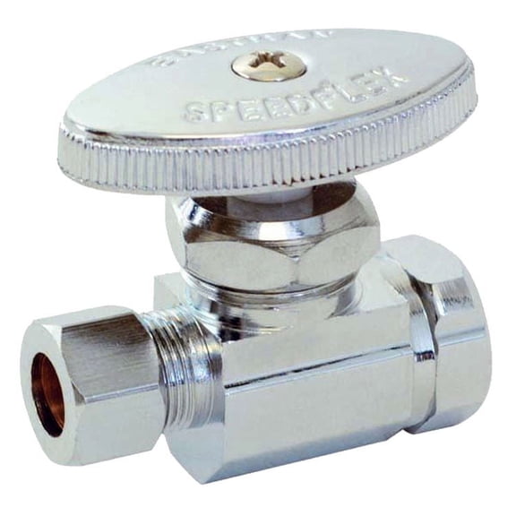 1/2" FIP x 3/8" OD Straight Stop