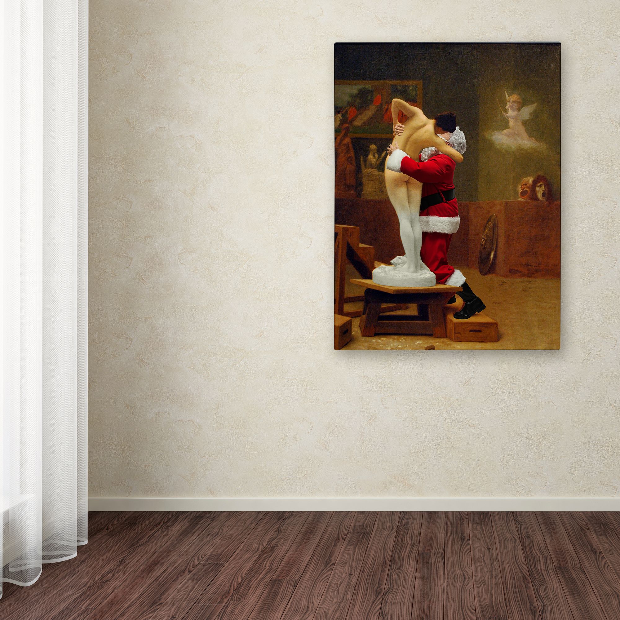 Trademark Fine Art 'Gerome-Pygmalion And Galatea' Canvas Art by Ed Wheeler