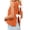 Orange, variant on Sleeveless Women Bow Tie Casual Knit Sweater Tank Tops Crop Vest