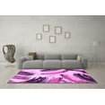 thumbnail image 3 of Ahgly Company Indoor Square Abstract Purple Modern Area Rugs, 4' Square, 3 of 4