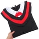 thumbnail image 2 of FELTECHELECTR Conjunto de toga de graduación infantil con estola y borlas para cosplay y fotografía (rojo, 150 cm), 2 of 7