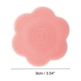 thumbnail image 4 of Unique Bargains 1 Pc Portable Silicone Facial Cleansing Brush Flower Shape 3.54"x3.54"x1.18" Pink, 4 of 7