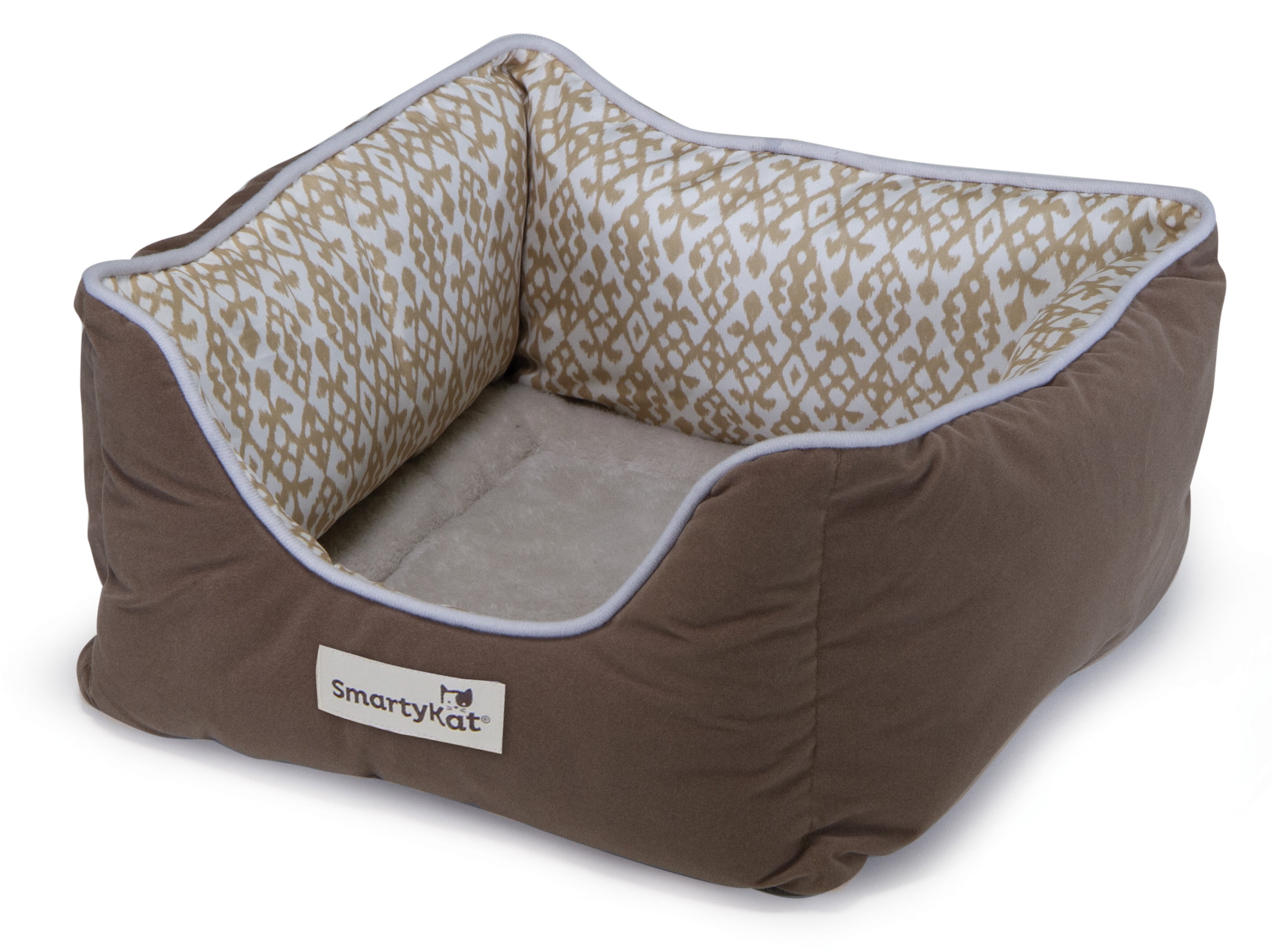 SmartyKat Kitty Canyon Cat Bed, Honey Diamond