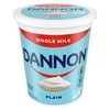 Dannon Plain Whole Milk Yogurt Quart, 32 oz
