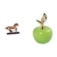 thumbnail image 1 of Escultura Figura Pieza de Arte Adorno Coleccionable Estatua de Caballo para Decoración de Escritorio Estantería Muebles de Sala de Estar Decoración de, 1 of 8