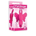 thumbnail image 3 of Sex toy Gift Set bundle of Crystalline TPR Cock Sleeves, 6 Pack, Clear And Icon Brands Flirt finger Butterfly, Finger Vibrator, Pink, 3 of 5