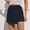 Navy, variant on PWPSG Womens High Waist Wrap Skort, Side Tie Detail with Built-in Shorts, Soft Fabric for Casual Vacation Outfits White S