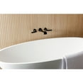 thumbnail image 2 of Kingston Brass KS5020KL Hallerbos Two-Handle Wall Mount Roman Tub Faucet, Matte Black, 2 of 7